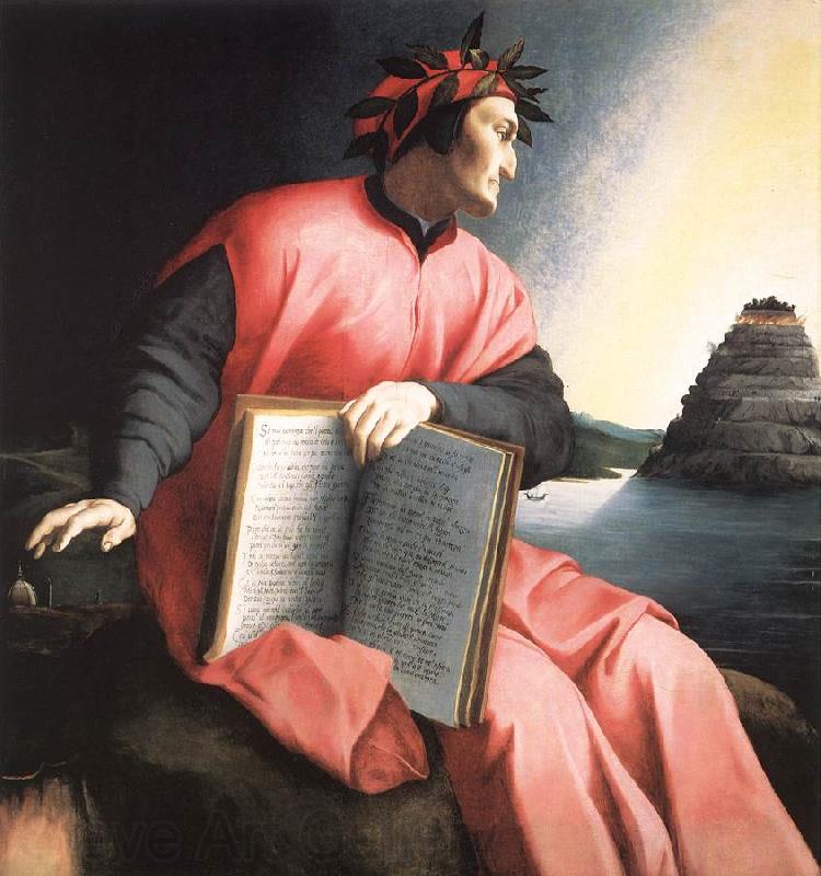 BRONZINO, Agnolo Allegorical Portrait of Dante f Spain oil painting art